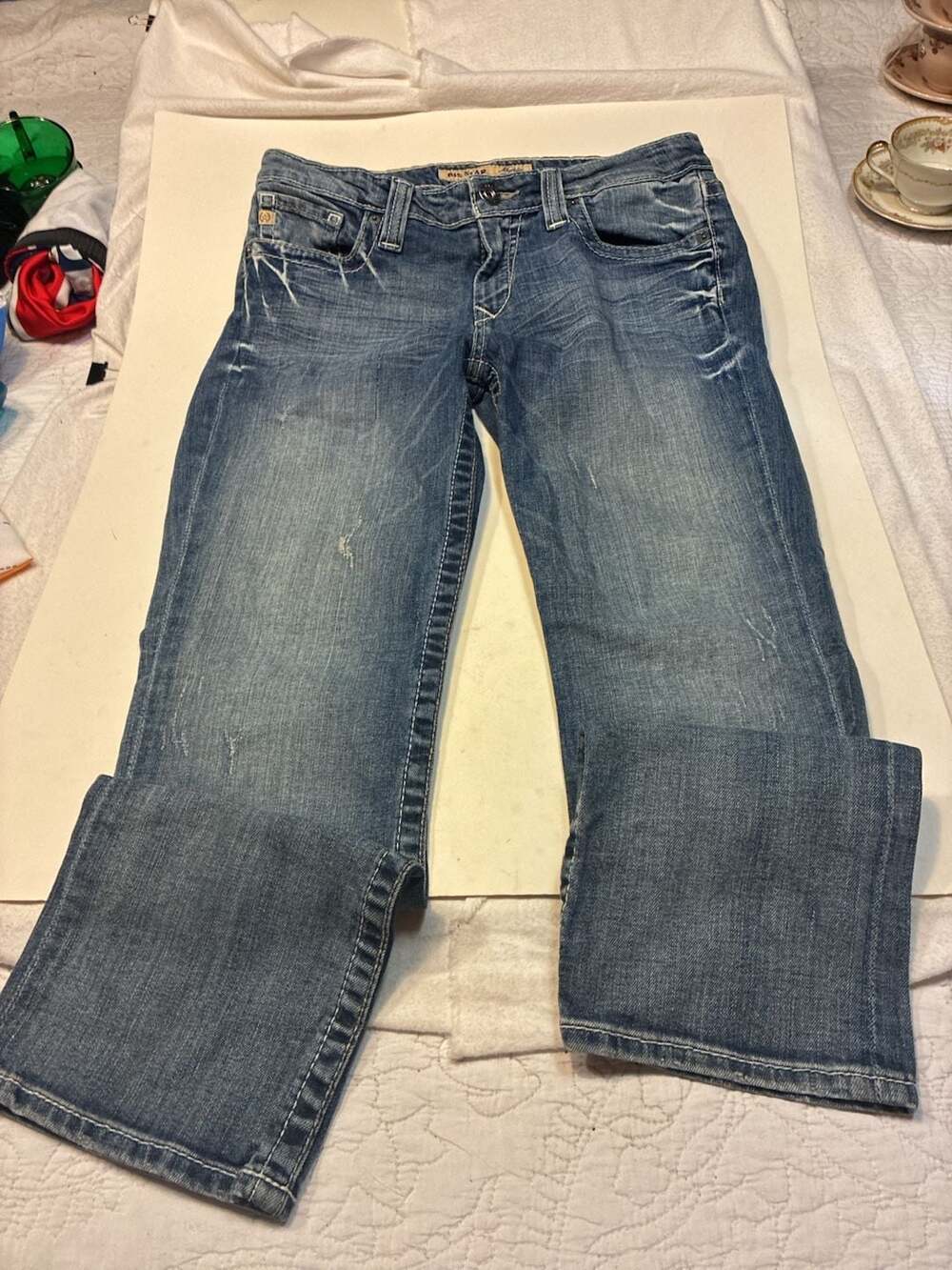 Big Star Maddie Mid Rise Fit Blue Denim Jeans